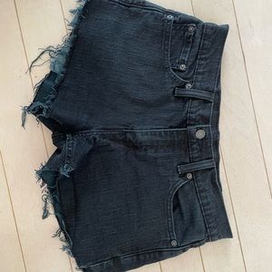 Levi’s Black Jean Shorts